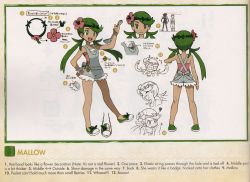  &gt;:t 10s 1girl :t ^^^ badge berry character_sheet clenched_hand concept_art creatures_(company) dark_skin description elio_(pokemon) flower food fruit game_freak green_eyes green_hair hair_flower hair_ornament hand_on_own_hip happy height_chart holding ladle laughing long_hair looking_at_viewer mallow_(pokemon) matching_hair/eyes nintendo official_art open_mouth overalls pokemon pokemon_sm portrait shoes simple_background sketch smile sugimori_ken surprised trial_captain twintails v-shaped_eyebrows  rating:Sensitive score:24 user:Lolpanther
