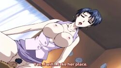  1boy 1girl amamiya_kazuhiko animated anus breasts girl_on_top large_breasts nipples penis pubic_hair pussy sitting sitting_on_person sound subtitled taboo_charming_mother tagme uncensored video  rating:Explicit score:63 user:MysteryJ1