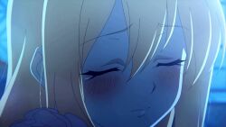  1girl animated animated_gif blonde_hair blue_eyes blush darkness_(konosuba) kono_subarashii_sekai_ni_shukufuku_wo!  rating:General score:31 user:N3RO_182