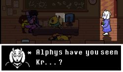  1boy 4girls aftersex alphys animated animated_gif classroom colored_skin deltarune desk english_text glowing glowing_eyes indoors interspecies kris_(deltarune) multiple_girls noelle_holiday pixel_art purple_skin sex sex_from_behind standing standing_sex susie_(deltarune) toriel  rating:Explicit score:96 user:TheEvilFallenOne