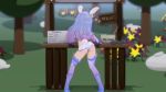  1girl 3d animal_ears animated ass ass_shake audible_music blender_(medium) blue_hair boots dancing elbow_gloves elin flat_chest gloves gradient_hair gs-mantis high_heel_boots high_heels jiggle loli long_hair multicolored_hair purple_hair rabbit_ears rabbit_tail shiny_skin short_shorts shorts solo sound tail tera_online thigh_boots thighhighs video  rating:Questionable score:187 user:armorcrystal