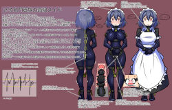  ... :| anal_hook apron bar_censor bdsm black_dress blue_bodysuit blue_hair blush bodysuit bodysuit_under_clothes bondage bound breasts breasts_apart censored cervix chain clitoral_stimulation clitoris closed_mouth collar covered_erect_nipples cross-section cuffs cut-in dildo dildo_harness discreet_vibrator dress forced_orgasm frilled_apron frills high_heels information_sheet japanese_text kuro_megane large_breasts large_clitoris latex lock locked_high_heels long_dress maid maid_apron maid_headdress multiple_views padlock padlocked_collar predicament_bondage pussy_juice red_eyes restrained sex_toy shiny_clothes speech_bubble spoken_ellipsis studs sweatdrop text_focus translated trembling uterus vaginal vibrator vibrator_under_clothes wall_of_text white_apron  rating:Explicit score:291 user:danbooru