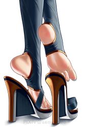  1girl animated animated_png barefoot feet genshin_impact highres nail_polish senyahiro shenhe_(genshin_impact) shoes soles stirrup_legwear toeless_legwear toenail_polish toenails toes unworn_shoes 