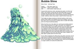 1girl breasts bubble_slime_(monster_girl_encyclopedia) character_profile english_text green_eyes hard-translated kenkou_cross large_breasts monster_girl monster_girl_encyclopedia official_art slime_(substance) slime_girl solo third-party_edit translated rating:Questionable score:71 user:danbooru