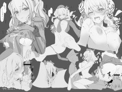 10s 1girl admiral_(kancolle) azumi_akitake bad_id bad_pixiv_id bar_censor beret breasts censored cowgirl_position cum epaulettes fellatio greyscale hat kantai_collection kashima_(kancolle) long_hair military military_uniform monochrome multiple_views nipples oral penis pussy sex sketch spread_pussy straddling topless twintails uniform wavy_hair rating:Explicit score:18 user:danbooru