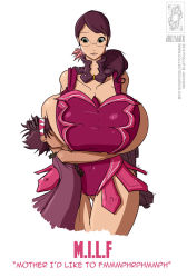 1boy 1girl age_difference black_hair breast_smother breasts cattleya_(queen&#039;s_blade) cattleya_(queen's_blade) face_to_breasts gigantic_breasts hetero hug jollyjack mature_female mother_and_son phillip_m_jackson queen&#039;s_blade rana_(queen&#039;s_blade) smile weapon_merchant_cattleya rating:Questionable score:85 user:danbooru