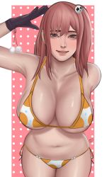  1girl absurdres breasts dead_or_alive highres honoka_(doa) large_breasts pink_hair smile  rating:Questionable score:20 user:jojosstand