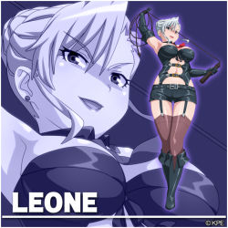  boots gloves leather necktie silver_hair spy_girls whip  rating:Questionable score:11 user:laneduce