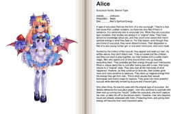 1girl alice_(monster_girl_encyclopedia) blonde_hair blue_eyes blush bow character_profile clothes_lift curtsey demon demon_girl demon_wings dress english_text frills hard-translated horns kenkou_cross long_hair long_pointy_ears looking_at_viewer monster_girl monster_girl_encyclopedia official_art petite pointy_ears shoes short_dress sidelocks simple_background skirt skirt_lift smile solo standing tail thighhighs third-party_edit translated white_background white_thighhighs wings zettai_ryouiki rating:Sensitive score:136 user:danbooru