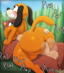 1boy 1girl absurdres anal animal_ears ass ass_focus ass_grab ass_juice ass_shake banjo-kazooie banjo_(banjo-kazooie) bear black_eyes blue_eyes breasts brown_fur colored_skin cowgirl_position curvy dog_(duck_hunt) dog_ears dog_girl dog_tail duck_hunt erection feet floppy_ears full_body furry gender_request genderswap girl_on_top grass half-closed_eyes hands_on_another&#039;s_shoulders hetero highres huge_ass huge_breasts huge_testicles interspecies jiggle large_breasts looking_at_another looking_up lying miso_souperstar motion_lines multicolored_skin nintendo nude on_back outdoors penis riding sex sharp_teeth size_difference sound_effects straddling tail teeth testicles thick_thighs thighs two-tone_skin uncensored video_game rating:Explicit score:70 user:TakayoshiThePikachuSamurai