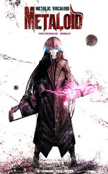  10s 1girl 2012 artist_name chainsaw character_name coat dated english_text engrish_text green_eyes headphones k-suwabe long_hair megurine_luka movie_poster pink_hair ranguage solo standing vocaloid  rating:Sensitive score:17 user:danbooru