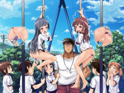 3boys 5girls age_difference ahegao anal anal_beads anus ass audience bare_legs barefoot blue_eyes blue_hair blush bottomless breasts brown_hair censored climbing contest crotch_rubbing_against_pole crotch_rubbing_pole dildo embarrassed feet female_ejaculation grey_eyes grey_hair gym_uniform heavy_breathing hikari_club humiliation loli long_hair male_hand multiple_boys multiple_girls muscular no_panties open_mouth orgasm outdoors pole_grind public_indecency pussy pussy_juice red_hair saliva school sex_ed sex_education_2053 sex_toy small_breasts soles source_request teacher teacher_and_student toes uniform vaginal vibrator rating:Explicit score:721 user:8bit