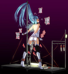 1girl ankle_cuffs bdsm blue_eyes blue_hair bondage bound breasts censored collar cuffs dildo forced_orgasm fumihiro gloves high_heels highres long_hair matching_hair/eyes motion_blur no_panties nymph_(sora_no_otoshimono) object_insertion open_mouth restrained sex_machine sex_toy small_breasts solo sora_no_otoshimono spread_legs thighhighs twintails vaginal vaginal_object_insertion wings rating:Explicit score:275 user:danbooru