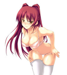 00s 1girl :3 blush bra breasts brown_eyes cleavage female_pubic_hair kousaka_tamaki leaning_forward lingerie long_hair naughty_face navel panties panty_pull pink_panties pubic_hair red_hair soba_(saz) solo standing thigh_gap thighhighs thighs to_heart_(series) to_heart_2 underwear underwear_only undressing white_thighhighs rating:Questionable score:23 user:danbooru