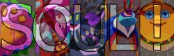  :3 blue_skin colored_skin drawcia drawcia_soul galactic_nova hat kirby&#039;s_return_to_dream_land kirby:_planet_robobot kirby:_triple_deluxe kirby_(series) kirby_canvas_curse kirby_super_star_ultra long_tongue looking_at_viewer magolor magolor_soul marx_(kirby) marx_soul monster nintendo no_humans queen_sectonia red_eyes smile soul_of_sectonia spoilers star_dream star_dream_soul_os tongue tongue_out trait_connection wings yurei-tekina_nanika  rating:General score:4 user:armorcrystal