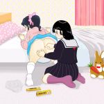  2girls anal anal_object_insertion animated ass bed bedroom bent_over child_on_child clothes_lift fingering loli multiple_girls neko_no_kimagure object_insertion skirt skirt_lift tagme video yuri  rating:Explicit score:62 user:hazuri