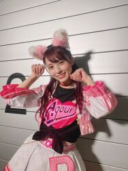  1girl aida_rikako costume indoors long_hair looking_at_viewer photo_(medium) smile standing voice_actor 