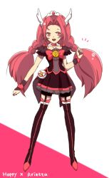 00s 10s 1girl arietta_(tales) black_dress black_thighhighs boots bow character_name choker cure_happy dress fusion head_wings long_hair magical_girl pink_eyes pink_hair precure ribbon rio_kohaku skirt smile smile_precure! solo tales_of_(series) tales_of_the_abyss thigh_boots thighhighs tiara twintails wings wrist_cuffs rating:Sensitive score:9 user:danbooru