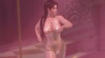 1girl 3d animated ass bikini black_hair bouncing_breasts breasts cleavage dancing dead_or_alive dead_or_alive_xtreme_3_fortune dead_or_alive_xtreme_beach_volleyball female_focus godfather_bikini indoors large_breasts long_hair micro_bikini momiji_(ninja_gaiden) ninja_gaiden shell shell_bikini smile solo swimsuit thong underboob video video white_bikini rating:Questionable score:22 user:Nikumi