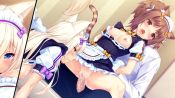  10s 2girls animal_ears animated apron azuki_(nekopara) bell blonde_hair blue_eyes blush bow breasts breasts_out brown_hair cat_ears cat_tail clothed_sex coconut_(nekopara) cum cum_in_mouth cum_on_body cum_on_breasts cum_on_upper_body dutch_angle game_cg group_sex hanging_breasts hetero jingle_bell large_breasts licking long_hair maid maid_apron multiple_girls nekopara neptor_kriegor nipples open_clothes open_mouth pussy pussy_juice sayori_(neko_works) sex short_hair small_breasts sweat tagme tail tears teeth third-party_edit threesome twintails uncensored vaginal video  rating:Explicit score:369 user:Neptor_Kriegor