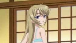  1girl amahara_kiyono animated animated_gif anime_screenshot ass bra chu-bra!! long_hair panties skirt solo thong underwear undressing very_long_hair  rating:Questionable score:43 user:lkuroi