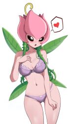 digimon digimon_(creature) fairy flower lilimon monster_girl pabsmikan petals plant_girl