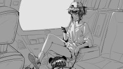 1boy 1girl cellphone femdom leash ni3e2a1en1 phone smartphone tagme vehicle vehicle_interior rating:Questionable score:20 user:IronTiger010