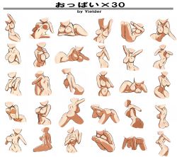 1girl arm_up armpits arms_up ass bad_id bad_pixiv_id bent_over bouncing_breasts breast_rest breast_suppress breasts chart collarbone covering_privates covering_breasts faceless faceless_female fetal_position from_behind hanging_breasts highres large_breasts lying navel nipples nude original pose_chart profile pussy pussy_peek simple_background sitting unaligned_breasts upper_body white_background yielder rating:Explicit score:52 user:danbooru
