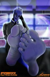  asari_(mass_effect) bad_feet feet foot_focus jewelry tagme toe_ring  rating:Questionable score:6 user:jewboy1