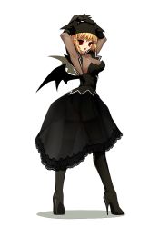  bat_wings demon_girl dress highres mabinogi demon_girl succubus_(mabinogi) wings  rating:Questionable score:12 user:Dayner