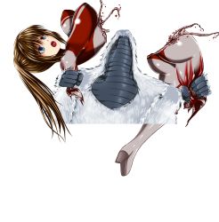  1girl absurdres bisected blood death guro highres legs monster ryona sex solo_focus tagme third-party_source transparent_background ultra_series ultraman  rating:Explicit score:5 user:lingqisa