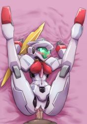  00s 1girl android bed blush breasts censored gn_archer gundam gundam_00 highres large_breasts lying mecha pochincoff robot sex spread_legs  rating:Explicit score:33 user:MrConvoy118