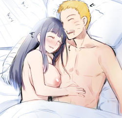  1boy 1girl 774_(nanashi) afterglow bad_id bad_pixiv_id bandaged_arm bandages bed black_hair blonde_hair blush breasts completely_nude couple cuddling drooling closed_eyes hetero hime_cut hug huge_breasts hyuuga_hinata large_breasts long_hair lying naruto:_the_last naruto_(series) nipples nude on_back on_side open_mouth parted_lips pillow puffy_nipples purple_hair saliva short_hair sidelocks sleeping smile under_covers uzumaki_naruto  rating:Questionable score:100 user:dmysta3000