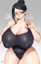  1girl bijin_onna_joushi_takizawa-san breasts highres huge_breasts mili_leona_orochi solo takizawa_kyouko 