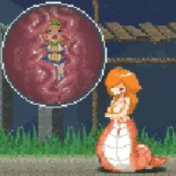  animated animated_gif bad_end blonde_hair camel_(dansen) d-gate digestion game_over inside_creature lamia lowres milia milia_wars monster_girl orange_hair pixel_art unbirthing vore  rating:Questionable score:151 user:SexyLamia