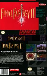  1990s_(style) 1991 absurdres box_art final_fantasy final_fantasy_iv game_console highres nintendo official_art rotated scan square_enix super_nintendo sword third-party_edit weapon  rating:Sensitive score:5 user:ValkyrieXB70