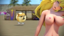 1girl 3d animated ass beach blonde_hair bouncing_breasts breasts cleft_of_venus completely_nude cum dancing high_heels jic_jic long_hair navel nipples nude penis pussy rwby sand sandals sex shack solo stiletto_heels surfboard umbrella video yang_xiao_long rating:Explicit score:53 user:Sexy_Prince