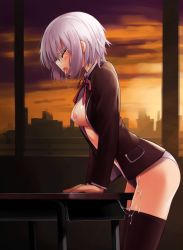  10s 1girl animated animated_gif black_legwear blazer blurry blush bouncing_breasts breasts breasts_out city classroom cloud cowboy_shot crotch_rub date_a_live depth_of_field desk dobunezumi drooling closed_eyes from_side indoors jacket masturbation moaning nipples no_bra no_pants open_clothes open_mouth panties profile pussy_juice ribbon saliva school school_desk school_uniform short_hair sky solo sunset table_humping tears thighhighs tobiichi_origami tongue tongue_out underwear window  rating:Explicit score:199 user:Chaos_of_Ages