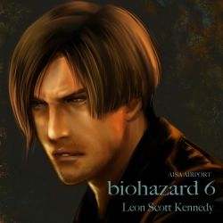  1boy artist_name asia_airport blonde_hair capcom character_name copyright_name curtained_hair dark image_sample leon_s._kennedy lowres male_focus pixiv_sample resident_evil resident_evil_6 solo upper_body 