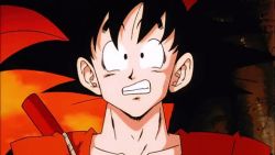  1990s_(style) 1boy animated animated_gif attack black_eyes black_hair castle clenched_teeth cutting_hair dougi dragon_ball dragonball_z lowres male_focus neck ruyi_jingu_bang open_mouth red_sky retro_artstyle sky solo son_goku surprised sword_slash teeth  rating:Sensitive score:6 user:Klutz