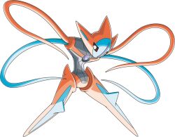 creatures_(company) deoxys deoxys_(attack) expressionless full_body game_freak gen_3_pokemon glowing horns legendary_pokemon looking_at_viewer mythical_pokemon nintendo no_humans no_mouth non-web_source official_art pokemon pokemon_(creature) pokemon_ranger pokemon_ranger_traces_of_light solo tentacles transparent_background