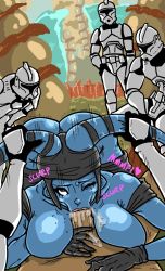 aayla_secura breasts clone_trooper fellatio huge_breasts onlookers oral public_indecency pythonc201 science_fiction star_wars rating:Explicit score:4 user:pythonc201