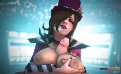  3d animated breasts mad_moxxi nail_polish nipples tagme video  rating:Explicit score:81 user:hopefor1995