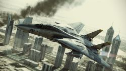  ace_combat ace_combat_assault_horizon afterburner aircraft airplane city f-14 fighter fighter_jet jet missile warwolf_squadron  rating:Sensitive score:6 user:Wolfman-053