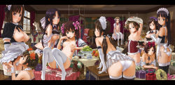  6+girls age_difference apple armpits ass bent_over black_hair black_thighhighs blonde_hair blue_panties blush book bra bra_lift braid breastless_clothes breasts brown_hair cake chair clothes_lift corset cup curtains elbow_gloves feet flat_chest flower food frills fruit garter_belt gift glasses gloves green_eyes hair_flower hair_ornament highres john_grisham lace lace-trimmed_legwear lace_trim large_breasts letterboxed lifting_own_clothes lingerie loli long_hair maid medium_breasts mole multiple_girls naruko_hanaharu necktie nipples no_shoes onee-loli open_clothes open_shirt panties pastry petite pitcher_(container) plate purple_hair ribbon school_uniform serafuku shirt shoes short_hair shoujo_material side-tie_panties skirt skirt_lift small_breasts sponge_cake strawberry strawberry_shortcake striped_clothes striped_panties stuffed_animal stuffed_toy tea teacup teddy_bear thighhighs twin_braids twintails underwear undressing unworn_shoes white_gloves white_panties white_thighhighs window wreath yellow_eyes yuri  rating:Questionable score:203 user:danbooru