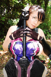  breasts cattleya_(queen&#039;s_blade) cattleya_(queen&#039;s_blade)_(cosplay) chouzuki_maryou cosplay large_breasts photo_(medium) queen&#039;s_blade  rating:Sensitive score:34 user:vicktorzack
