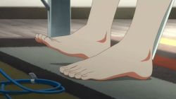  1girl animated animated_gif barefoot close-up feet kasumigaoka_utaha saenai_heroine_no_sodatekata screencap sitting solo toenails toes  rating:Sensitive score:35 user:ashilover.necoco