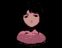  1girl animated animated_gif iwakura_lain looking_at_viewer serial_experiments_lain solo tagme transparent_background upper_body  rating:General score:19 user:Syllorgasm