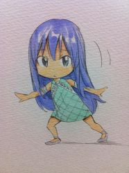 1girl blue_hair chibi fairy_tail mashima_hiro official_art wendy_marvell rating:Sensitive score:9 user:TheRedLight