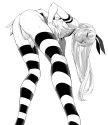  10s 1boy anus ass bad_id bad_twitter_id bent_over elbow_gloves genderswap genderswap_(ftm) gloves greyscale inactive_account kantai_collection long_hair male_focus mario_(mario_portal) monochrome penis shimakaze-kun shimakaze_(kancolle) simple_background solo standing striped_clothes striped_thighhighs testicles thighhighs trap  rating:Explicit score:185 user:m_sama